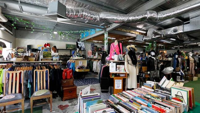 preston-op-shop-shopfloor Shop floor of our Preston op shop