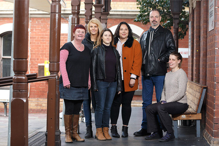 Group photo of our former SKIOT team