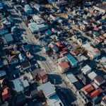 Bird's eye view of a city