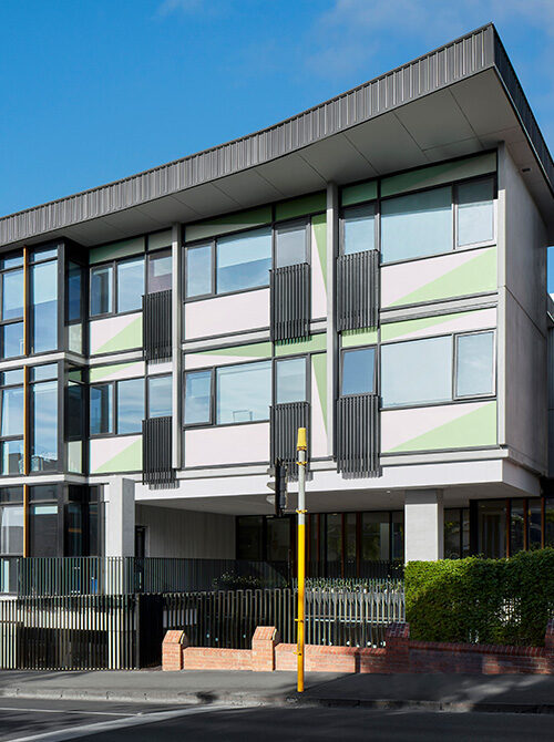 front of Sacred Heart Mission's aged care home, Sacred Heart Community