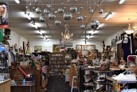 the inside of the Cheltenham store