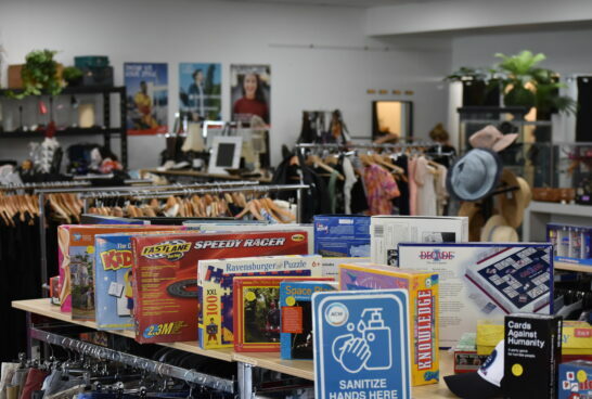 Displays of puzzles and games