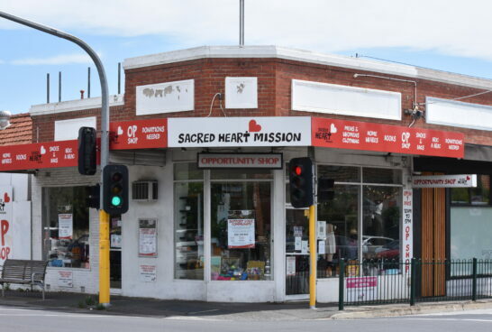 Store front of our St Kilda East op shop