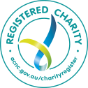 Logo confirming that Sacred Heart Mission is a registered charity