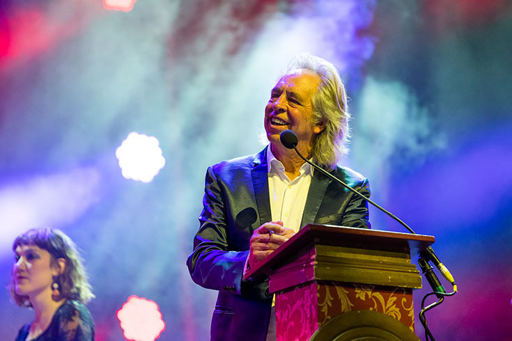 Brian Nankervis on stage