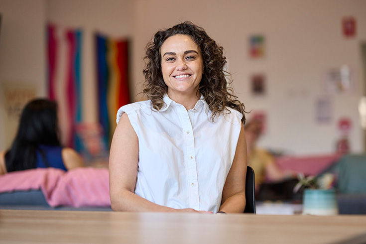 SacredHeart_130923_112 Kate from our women's house team