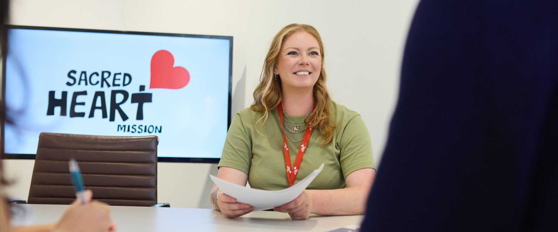 Sacred Heart Mission Staff member