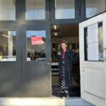 Penni standing in the doorway at North Fitzroy