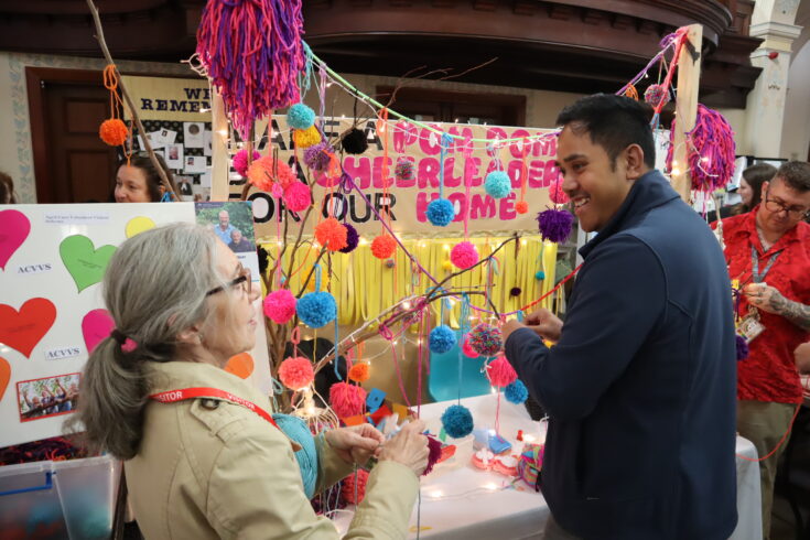 Aged care stall - Sacred Heart Day - Sacred Heart Mission 160926