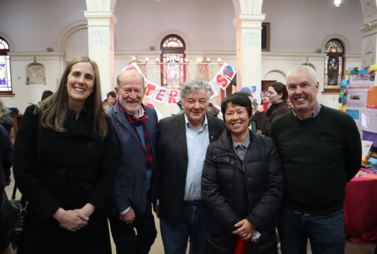 Cr Buckigham, Cr Mears, Cr Thomm, Hang Vo and Cr Halliday